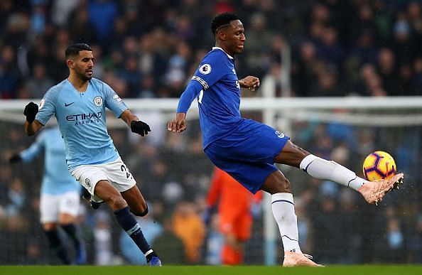 Yerry Mina's double-minded clearance which gifted the Cityzens the first goal.
